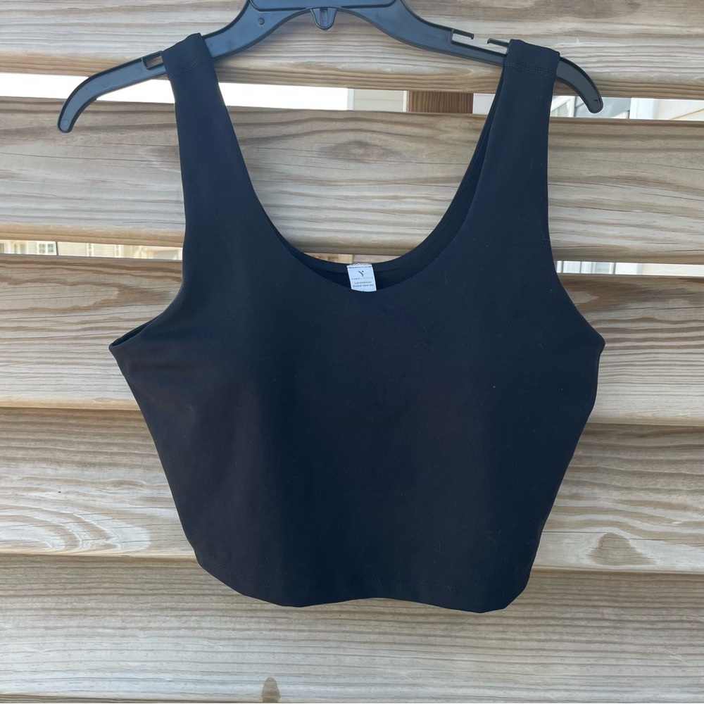 Yogalicious black Lux Everyday Cloud Tank Bra Women Large NWT